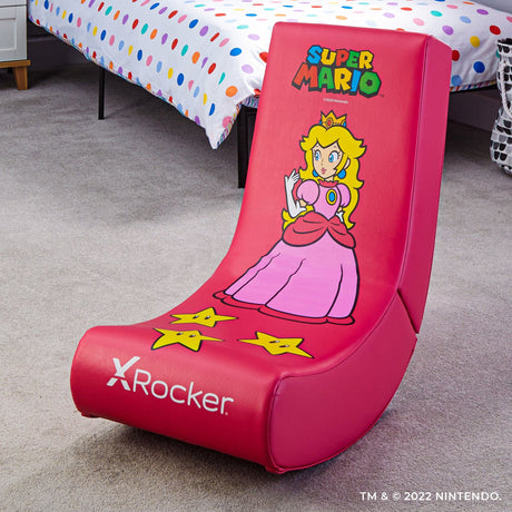 X Rocker Super Mario™ All-Star Floor Rocker - Peach - X Rocker